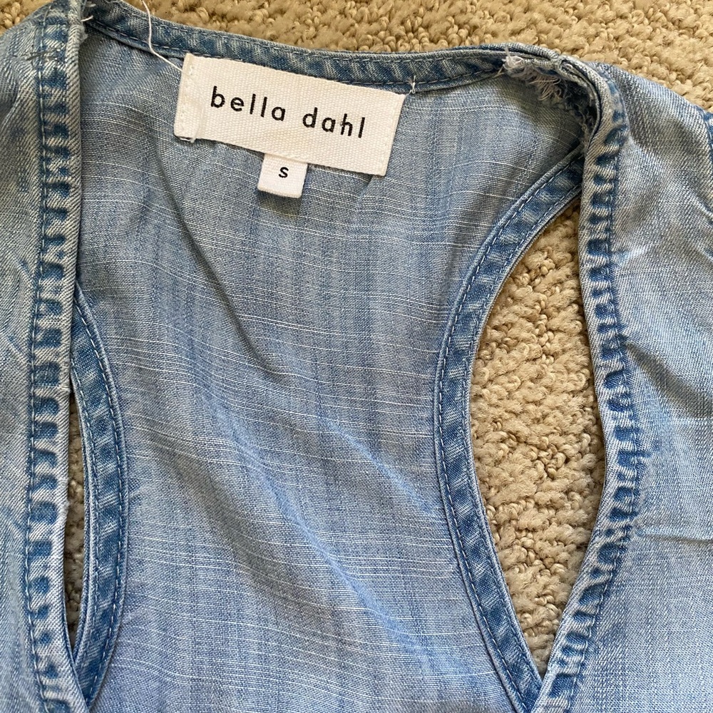 Bella Dahl Revolve chambray dress Silver Lake - Picture 4 of 5